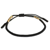 Brazalete budista negro