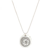 Cadena de palma de plata