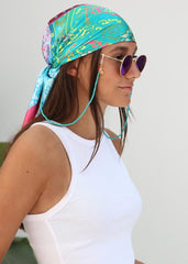 Satin bandana scarf barok ocean