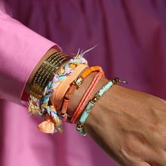 Bracelet Tuscany menthe or