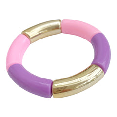 Armband penne pink purple