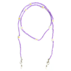 Cordón para gafas de sol margarita lila