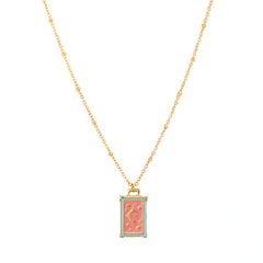 Goldene Kette moon story coral