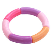 Bracelet penne purple pink orange