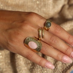 Ring kleine Schlange Gold