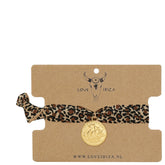 Pulsera Ibiza con moneda de leopardo