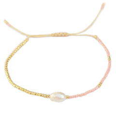 Armband miyuki parel rose