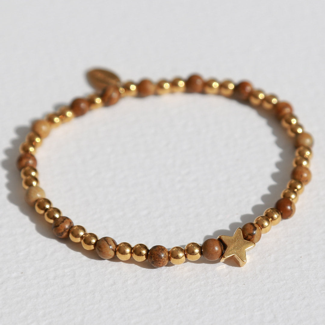 Moraira star jasper stone bracelet
