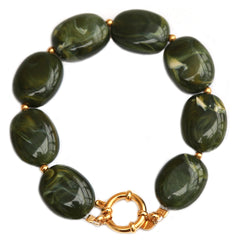 Bracelet pastille vert