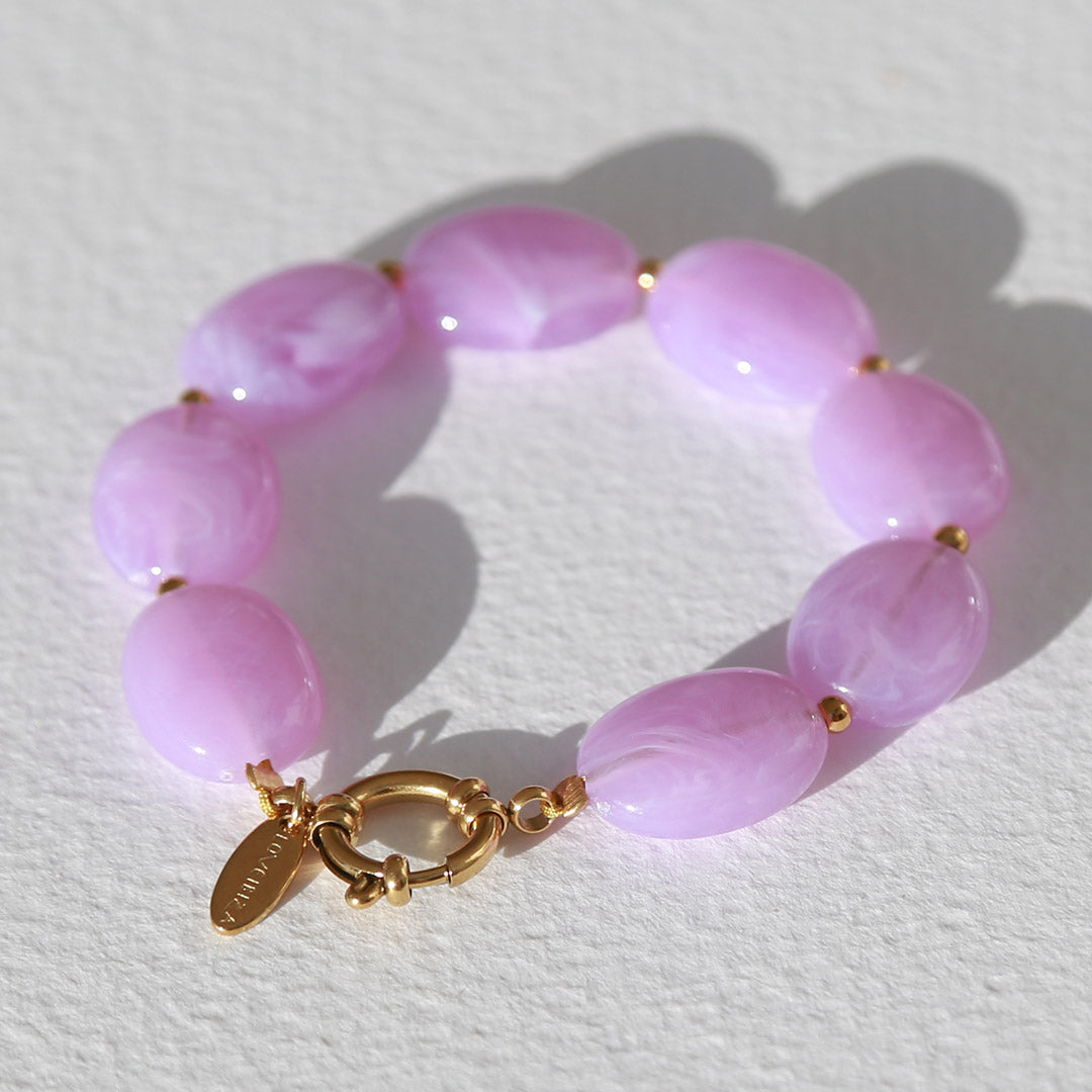 Armband pastille lila