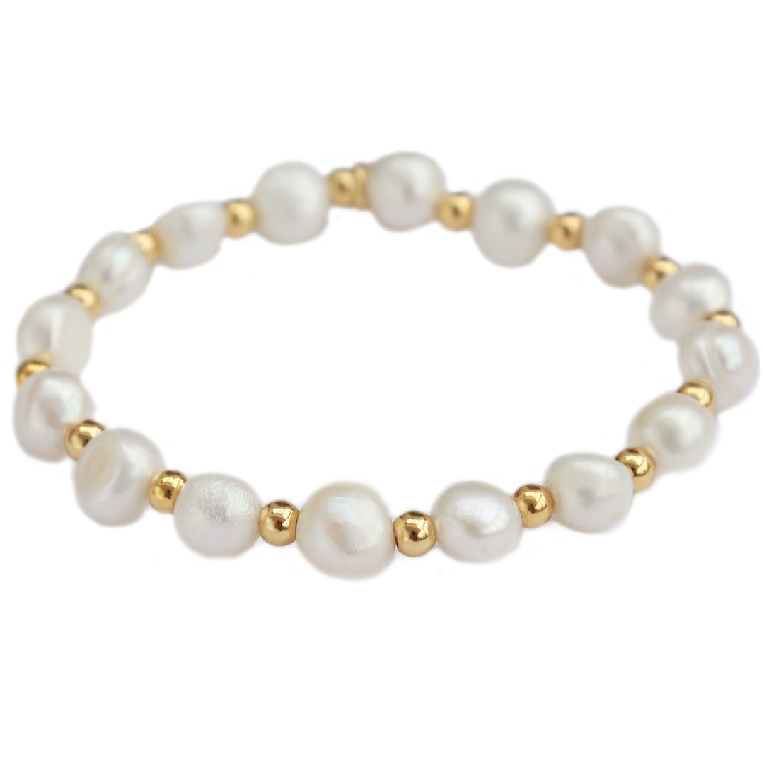 Fiesta de perlas con brazalete