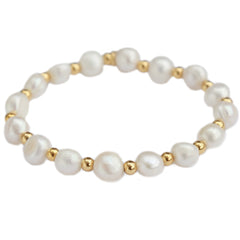 Fiesta de perlas con brazalete