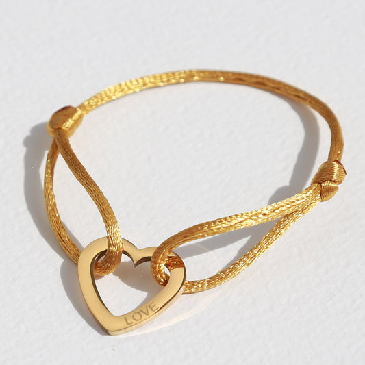 Armband sweet love goud