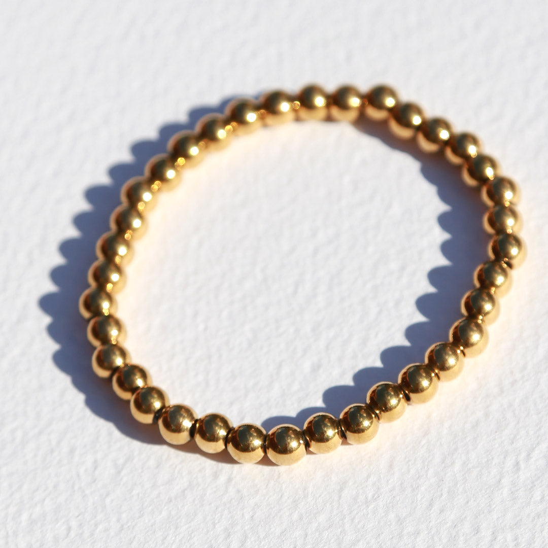 Armband gouden ballen large
