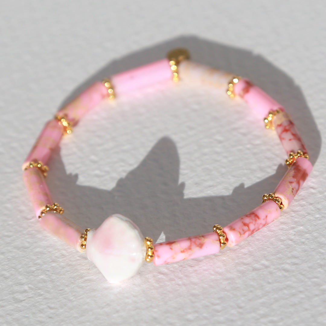 Armband shell pink