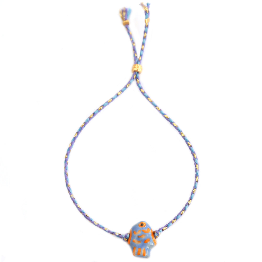 Bracelet poisson tropical lilas