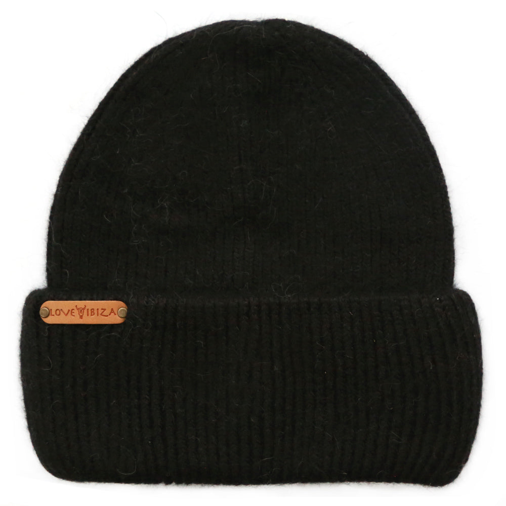 Gorro de lana negro