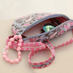 Bolso bandolera azul claro