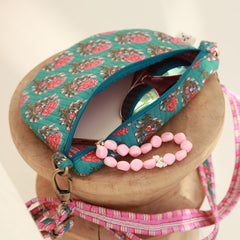 Bolso bandolera turquesa