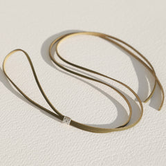 Choker Navajo olive zilver