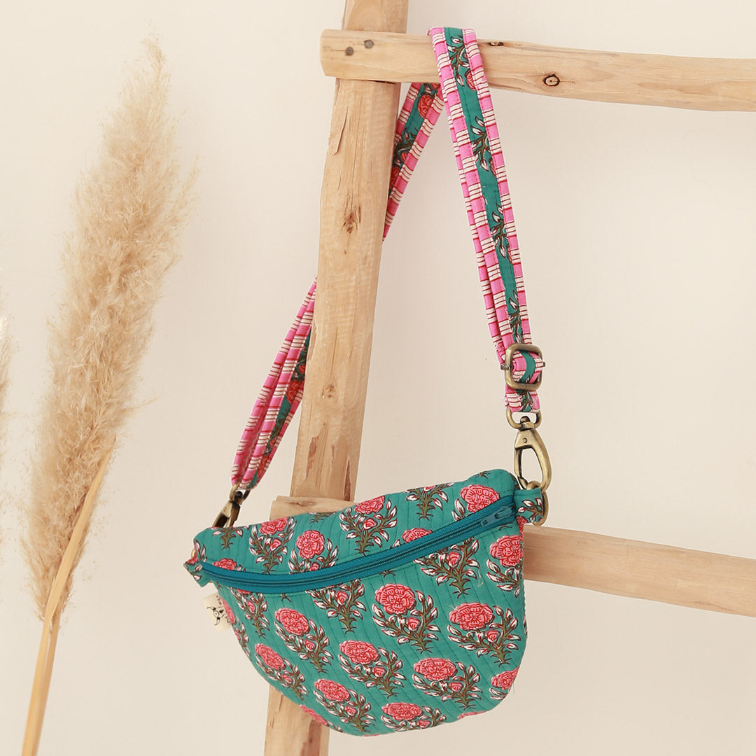 Bolso bandolera turquesa