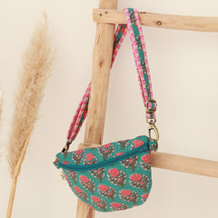 Bolso bandolera turquesa