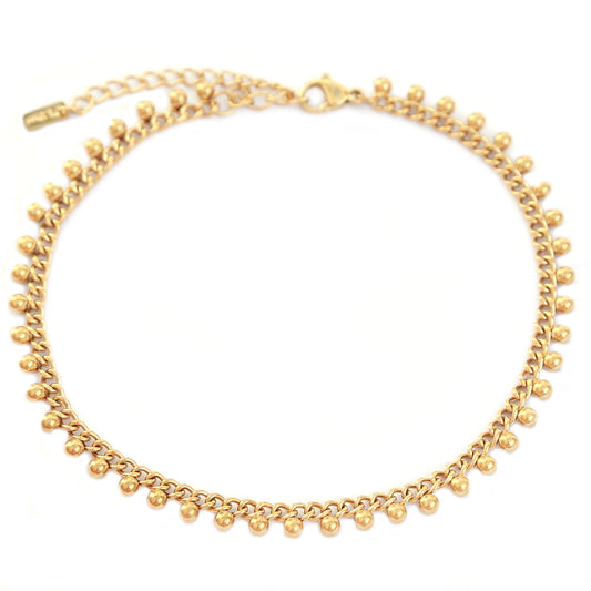 Bracelet de cheville Bali or 1080