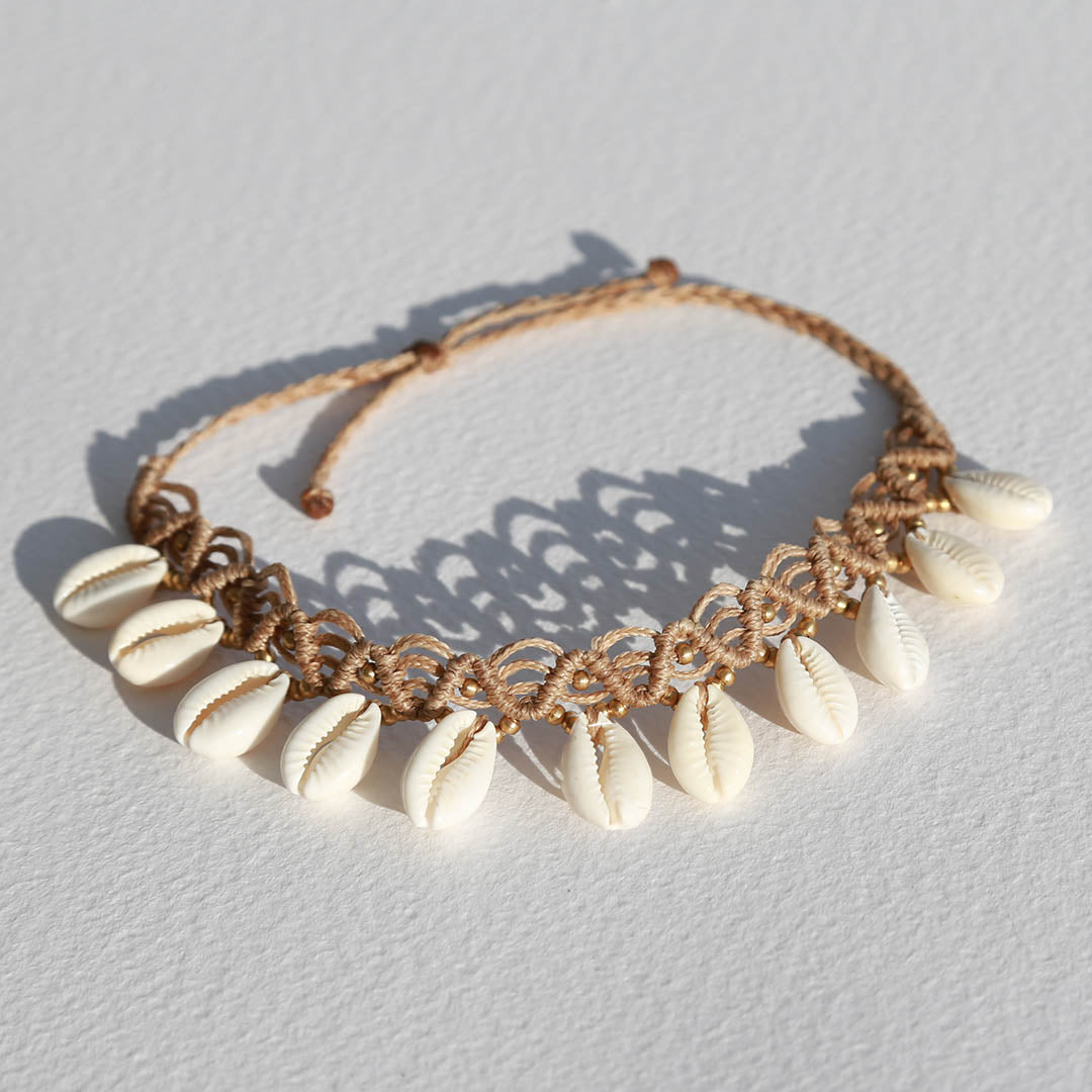 Enkelbandje strand schelpjes