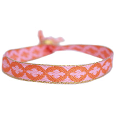 Pulsera tejida para el meñique, estilo barroco