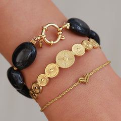 Golden bangle circle