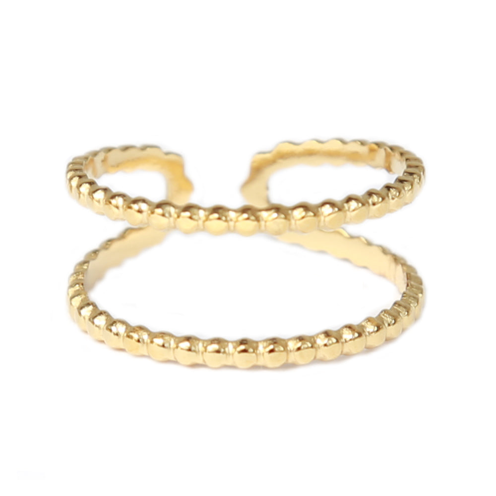Burbuja de anillo de oro