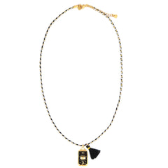 Collier gypsy lune noire