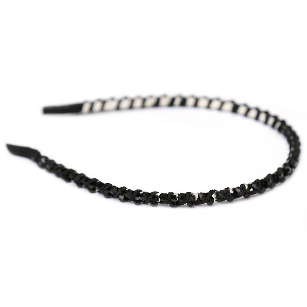 Diadema glamour negra