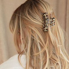 Haarspange Leopardenmarmor