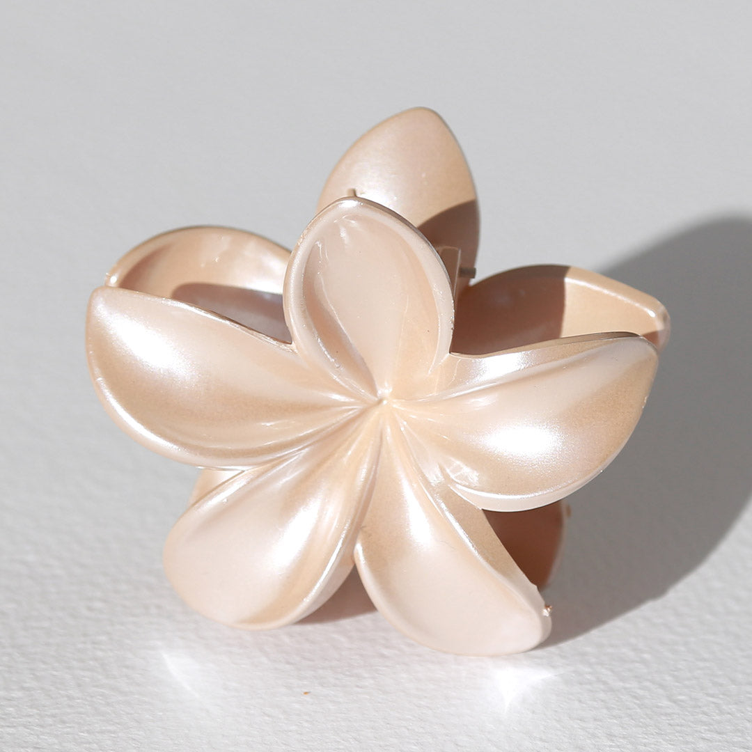 Hair clip flower pearl