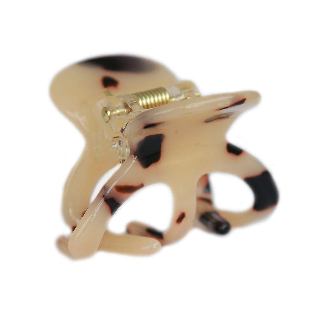 Pinza para el pelo con diseño de leopardo