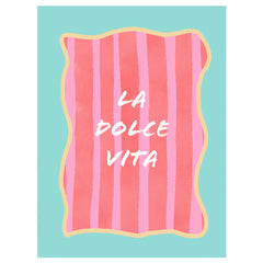 Tarjeta - La dulce vida