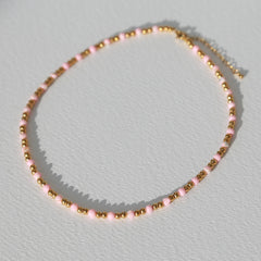 Necklace Moraira light pink