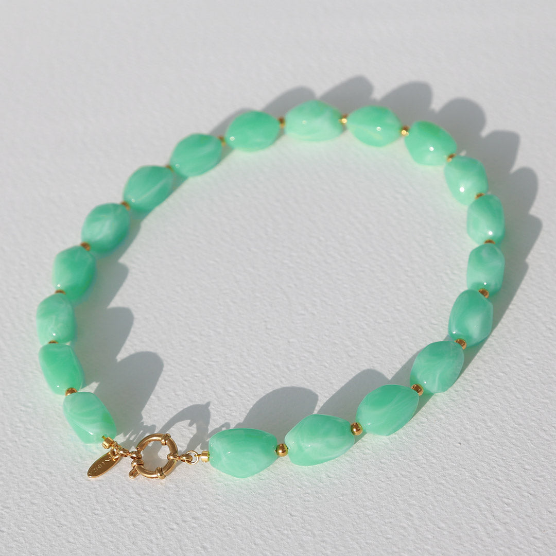 Collier en or Rocks turquoise