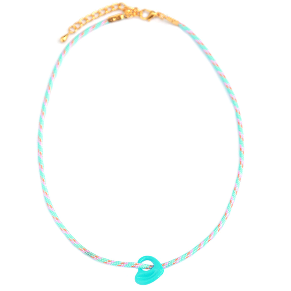 Corazón turquesa de surf Ketting