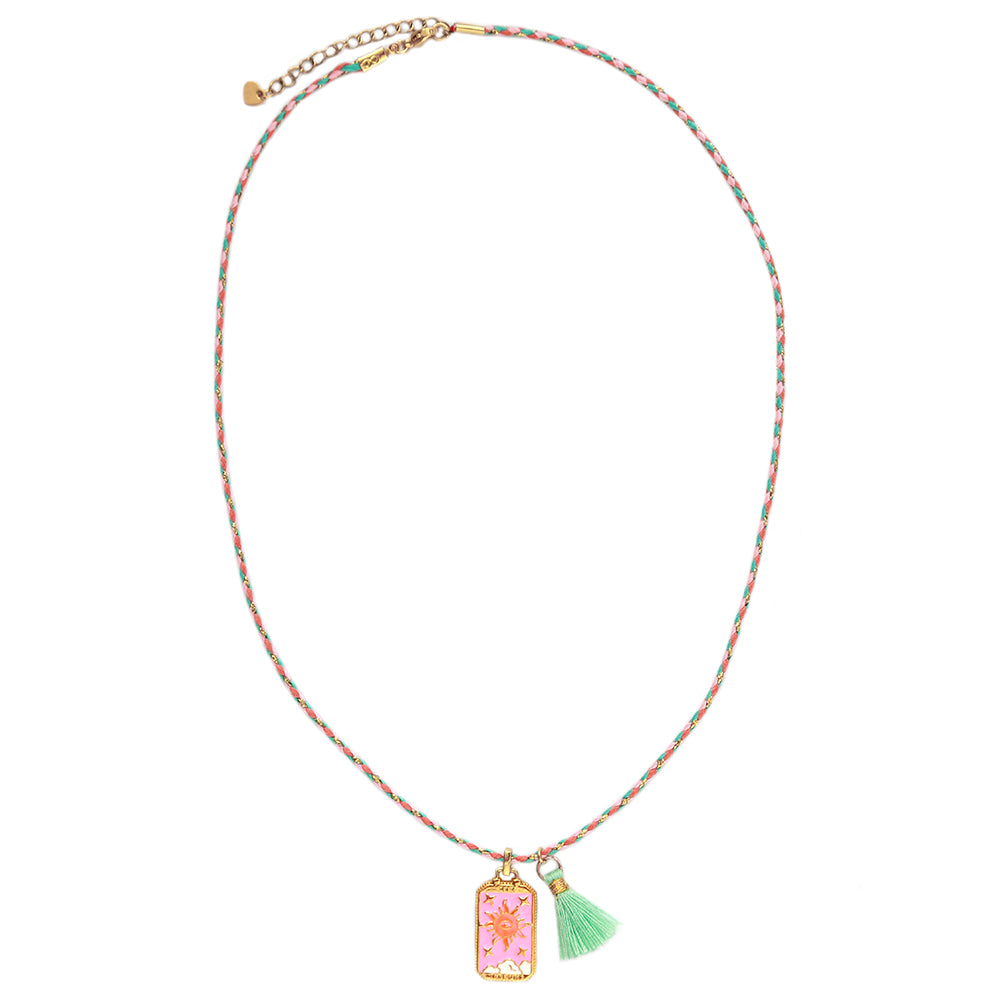 Collar gitano amuleto sol