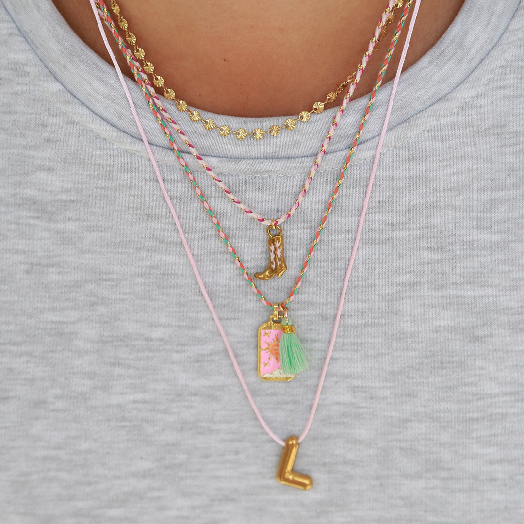 Collier avec botte de cowboy