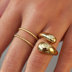 Burbuja de anillo de oro