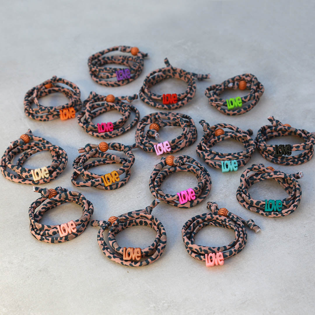 Pulsera Leopard Love - ¡Elige tu propio color!