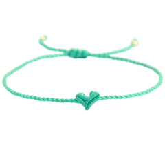 Pulsera de tobillo love Ibiza corazón turquesa