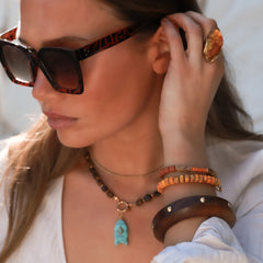 Charm fish turquoise