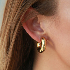 Pendientes de oro aros atrevidos