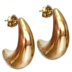 Pendientes de oro gotas