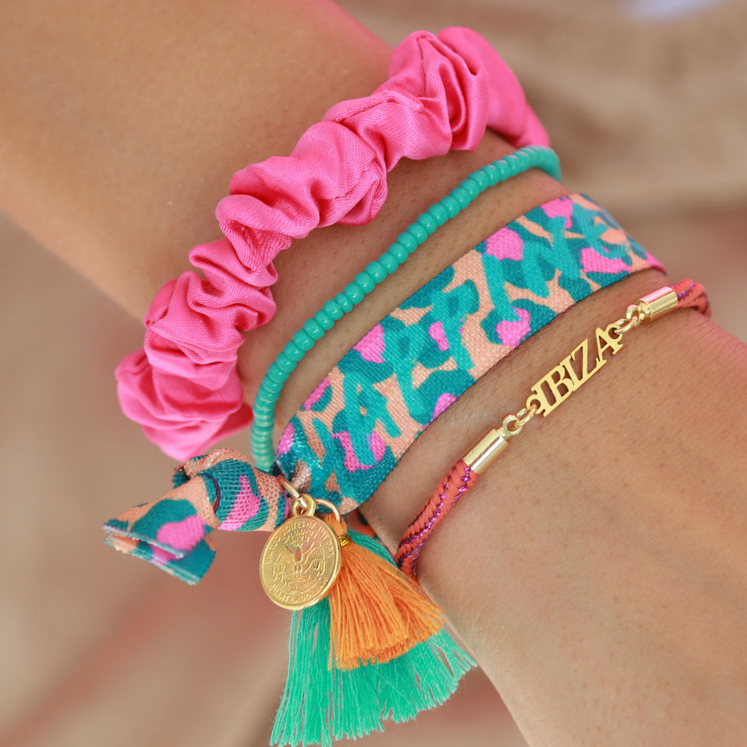 Armband  Ibiza coral pink