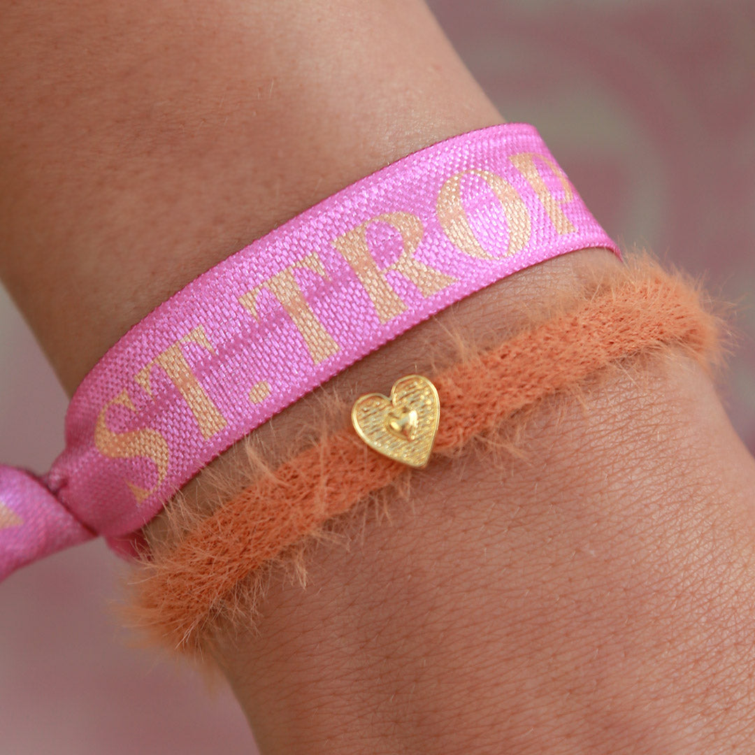 Pulsera de albaricoque esponjosa